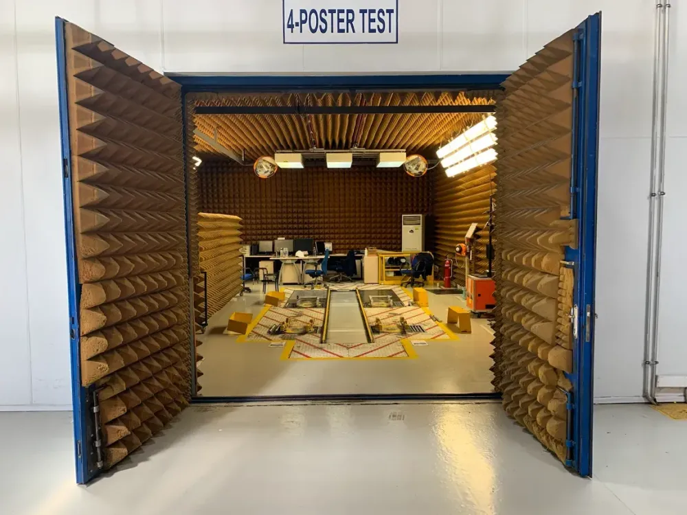 Industrial Acoustic Treatment for Vehicle Testing Room
