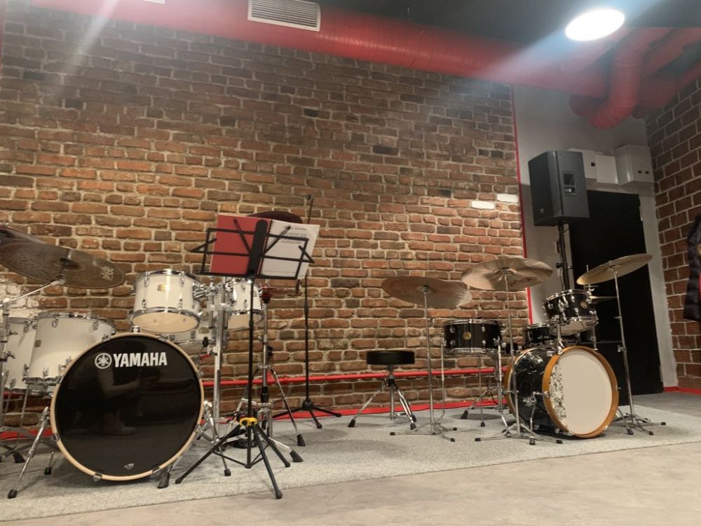 Private double drum studio