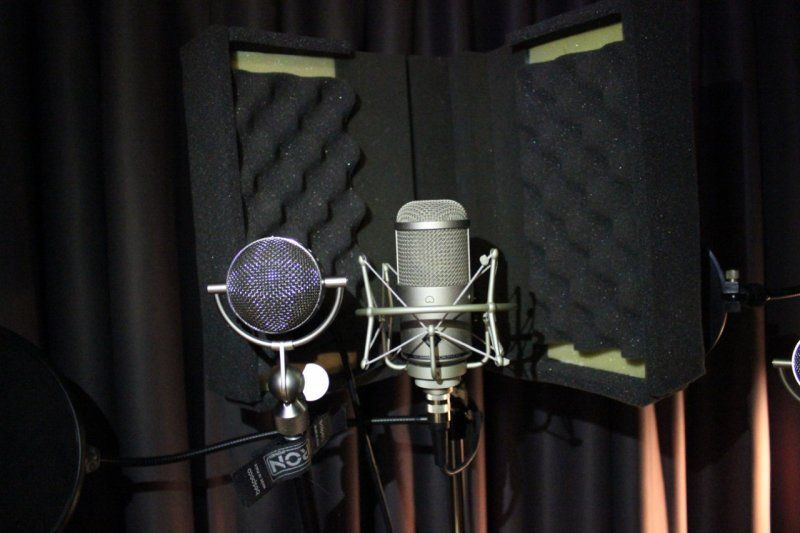 Acoustics in Avocal recording studio