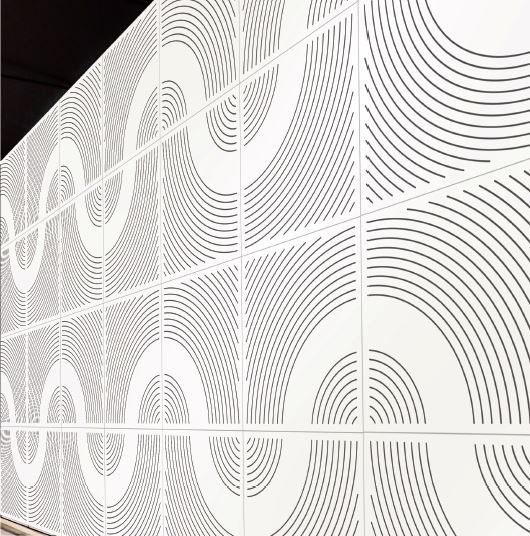 Perforated acoustic panels WavO in Usti Nad Orlici city, Czech Republik
