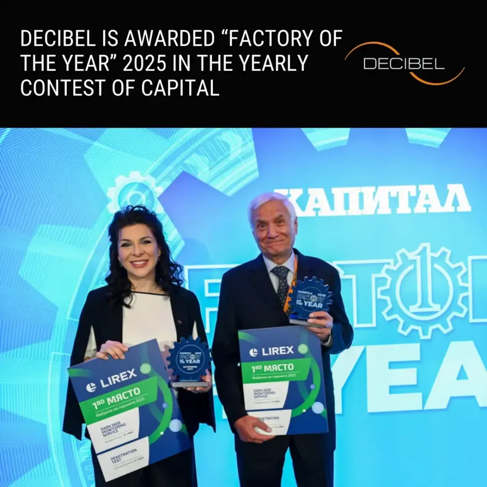 DECIBEL Named Factory of the Year 2025 by Capital