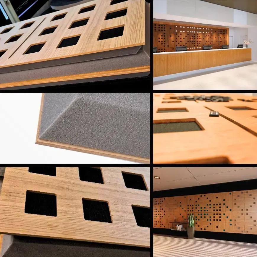 DOMINO™ - Wood & Fabric Acoustic panel