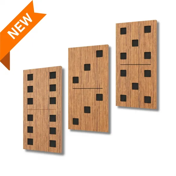 DOMINO™ - Wood & Fabric Acoustic panel
