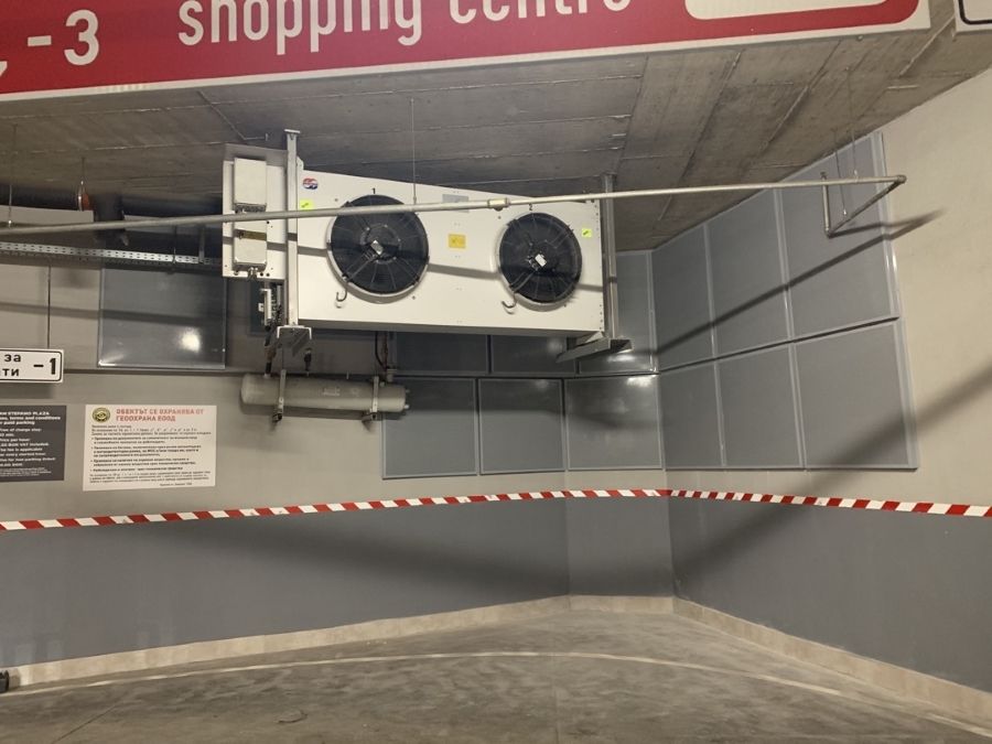 Soundproofing of chillers in San Stefano Plaza