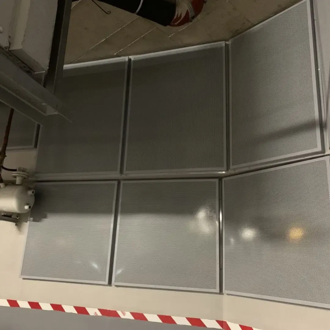 Soundproofing of chillers in San Stefano Plaza