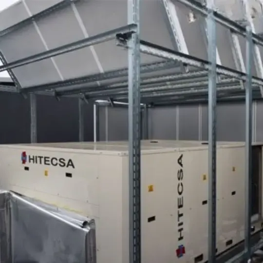 Soundproofing of air conditioning units - Fantastiko supermarket