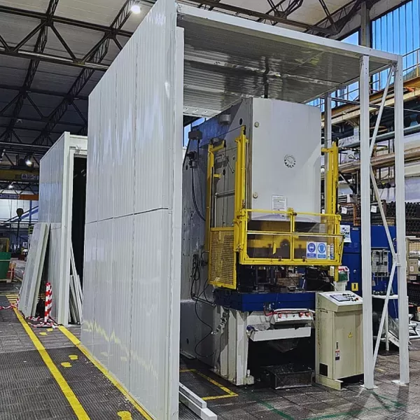 Factory Noise Reduction with a Metal Press Enclosure