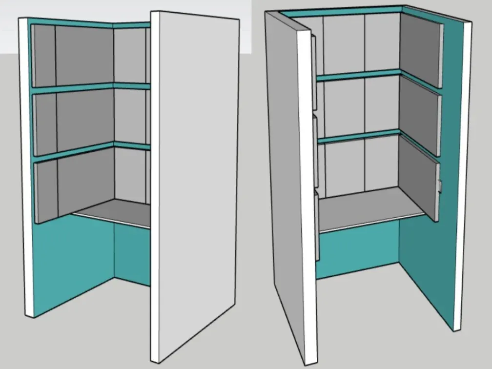 Phone booth acoustic panels installed at Adecco Bulgaria