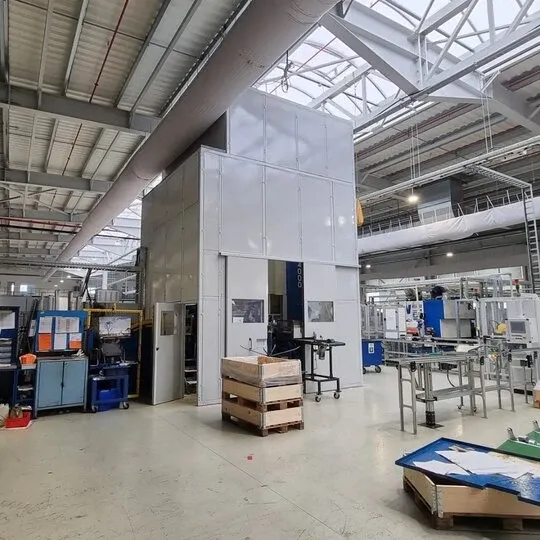 Industrial Soundproofing of a Noisy Press at Miba Steeltec