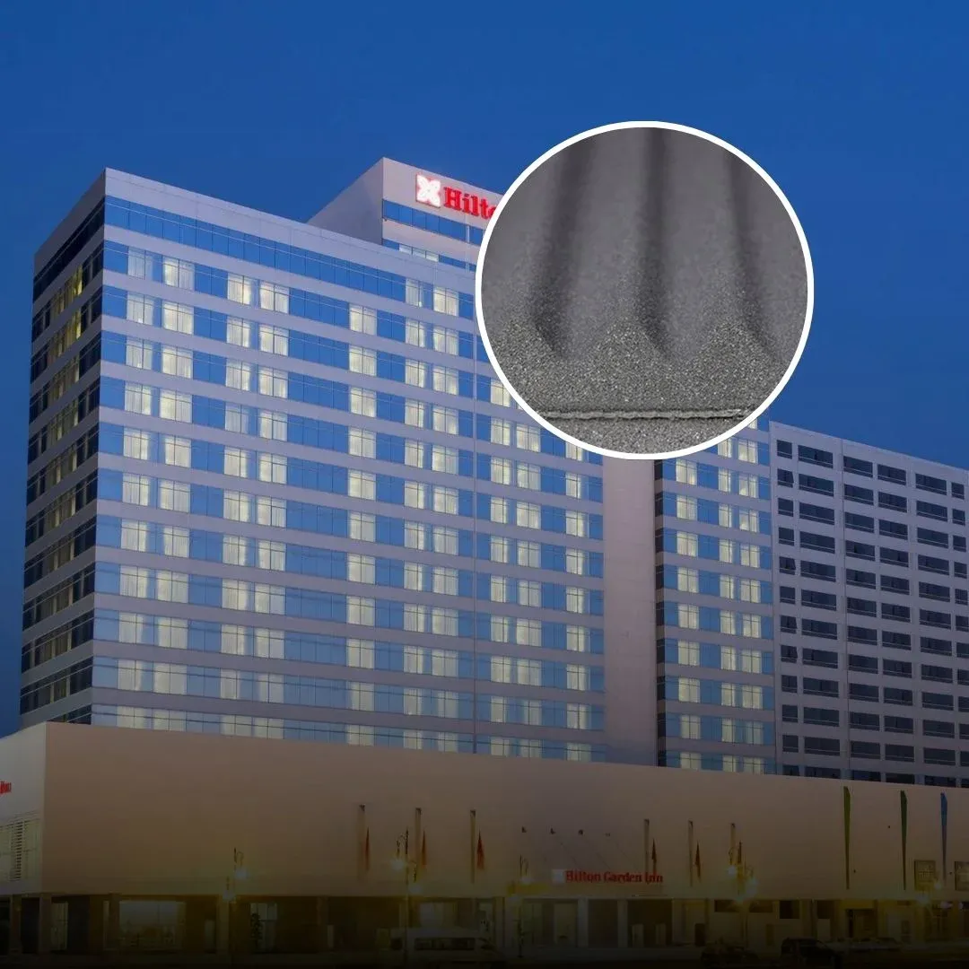 Reducing noise at Hilton Hotel Tirana