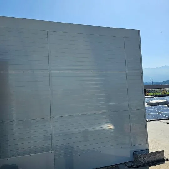 Noise Reduction for Rooftop Chillers and Generators at Rutter Facility