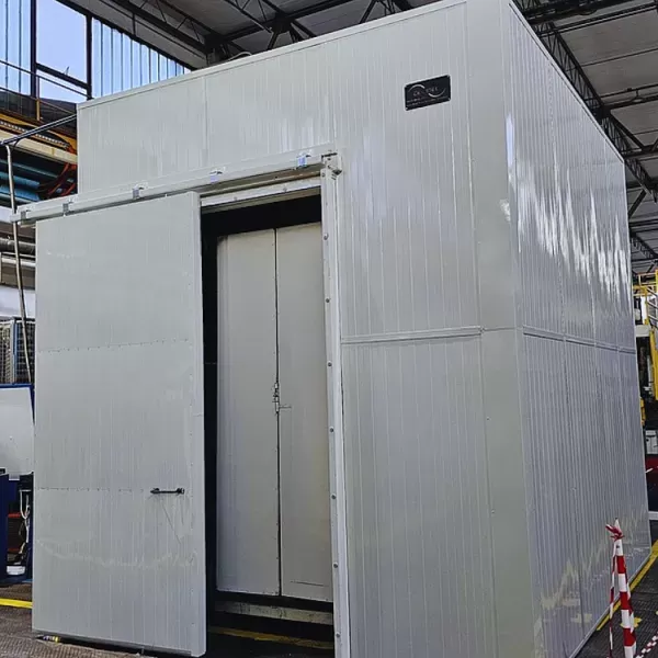 Factory Noise Reduction with a Metal Press Enclosure