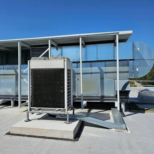 Noise Reduction for Rooftop Chillers and Generators at Rutter Facility