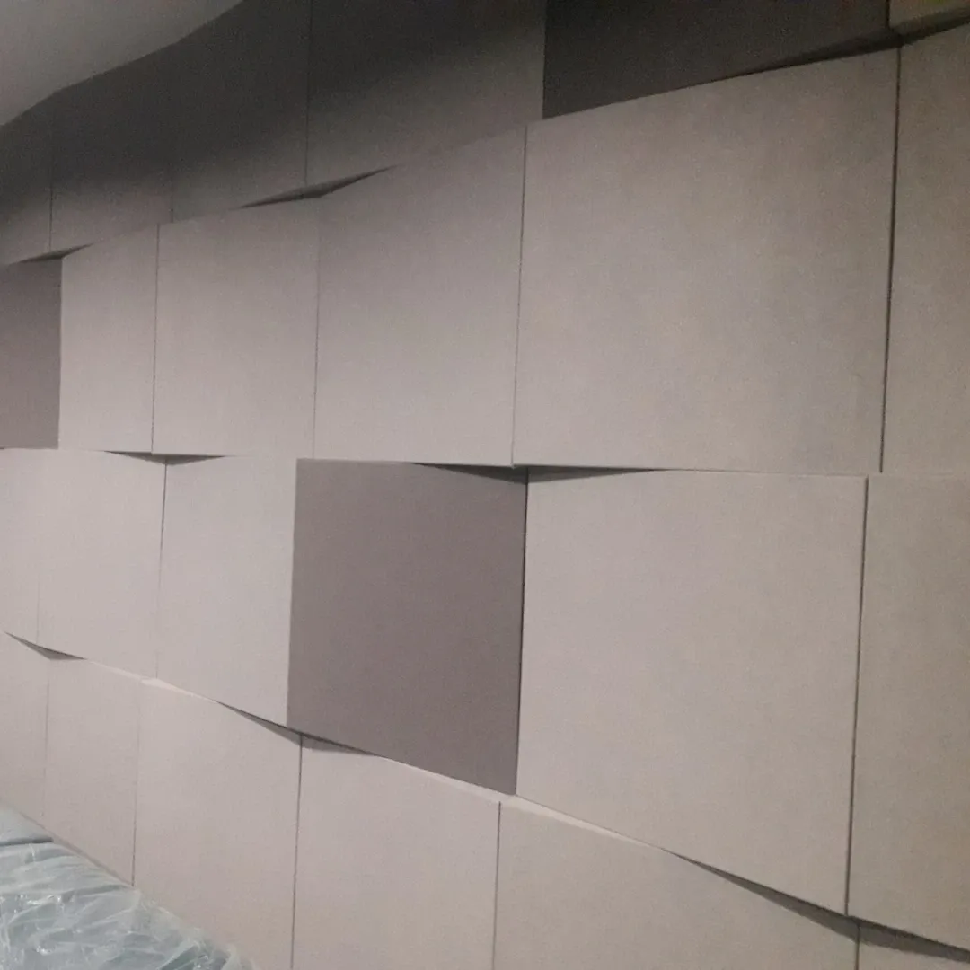 Home Cinema Acoustic Treatment with Textile and Felt Panels