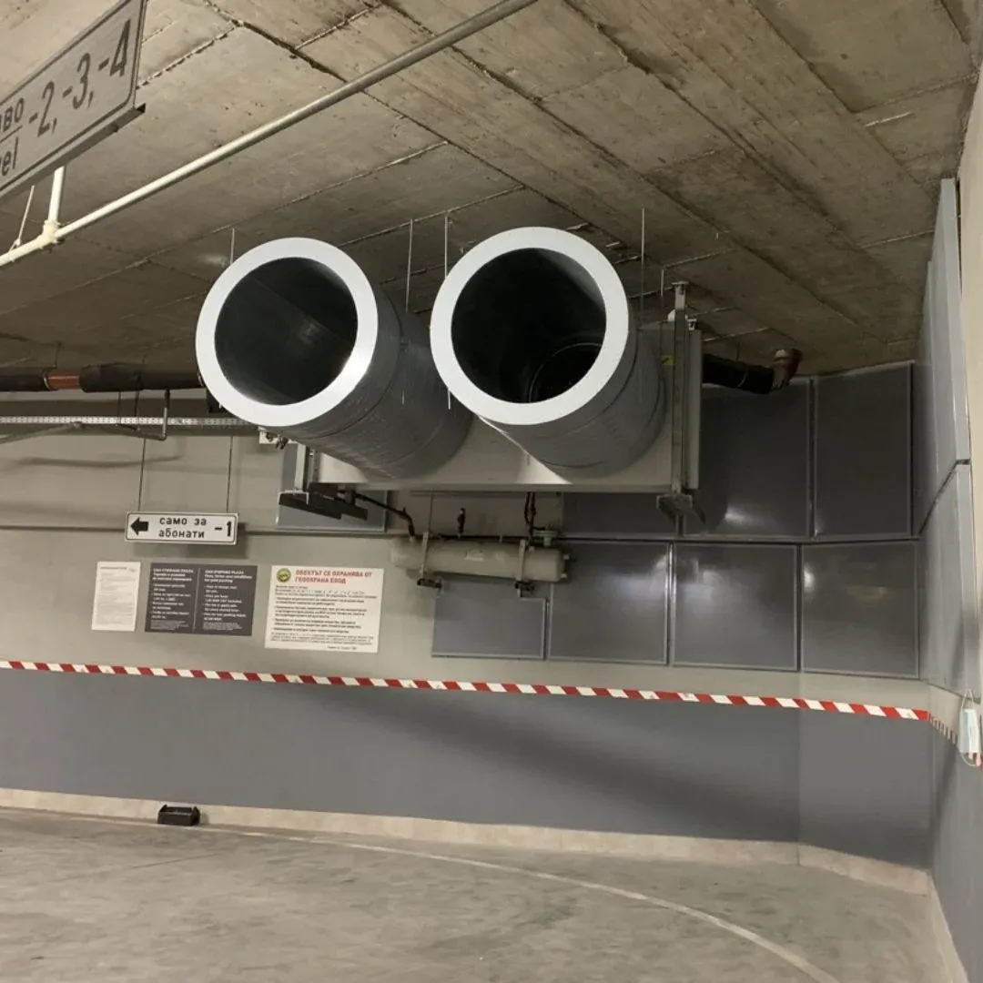 Soundproofing of chillers in San Stefano Plaza