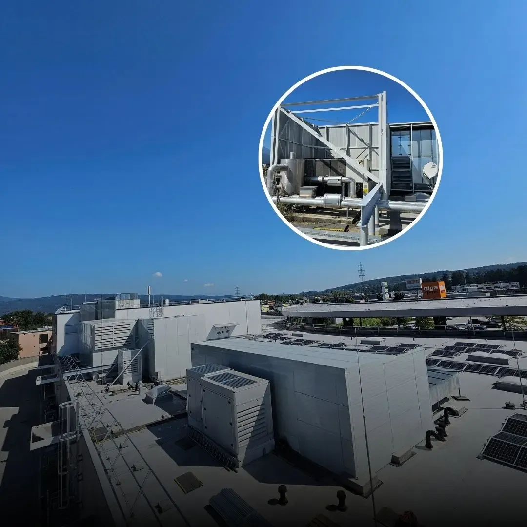 Noise Reduction for Rooftop Chillers and Generators at Rutter Facility