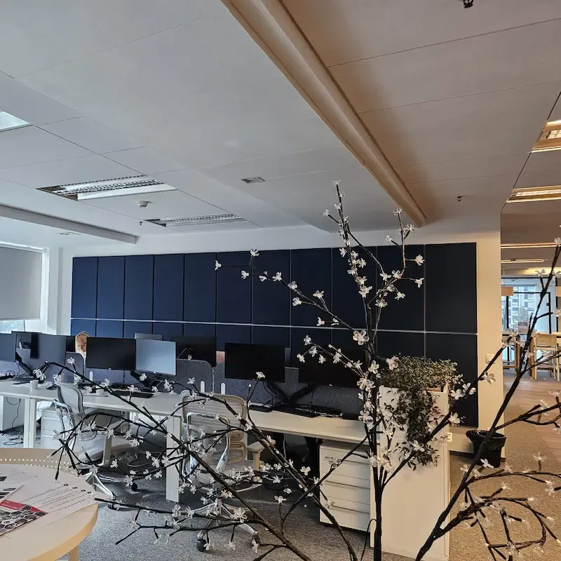 Acoustic Treatment of Amadeus Offices in the Vertigo Building
