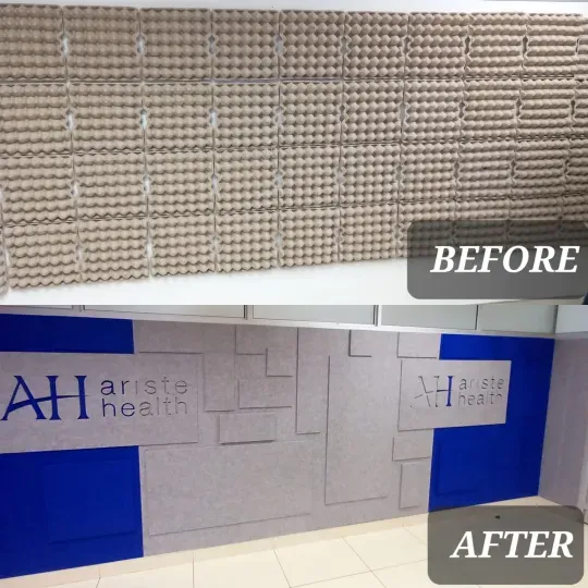 Acoustic Treatment of Boardroom for Ariste Health