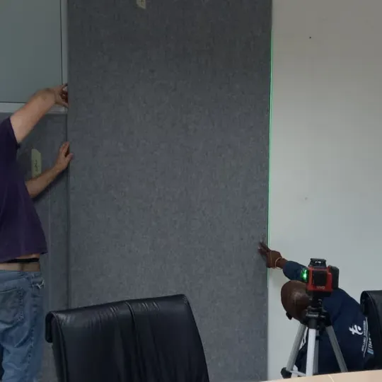 Acoustic Treatment of Boardroom for Ariste Health