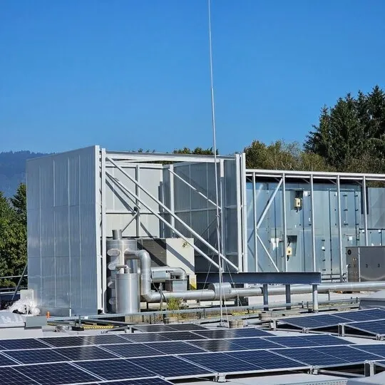 Noise Reduction for Rooftop Chillers and Generators at Rutter Facility