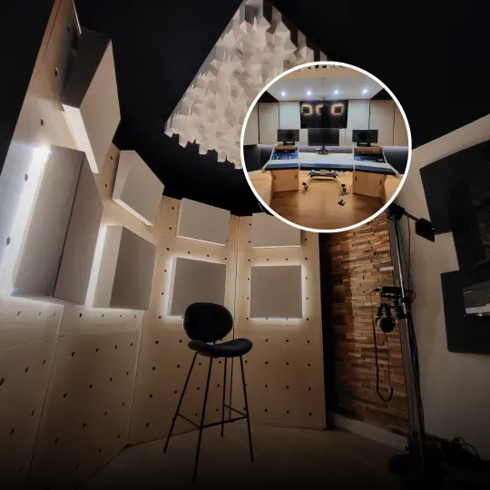 Acoustic Treatment of Recording Studio in Paris
