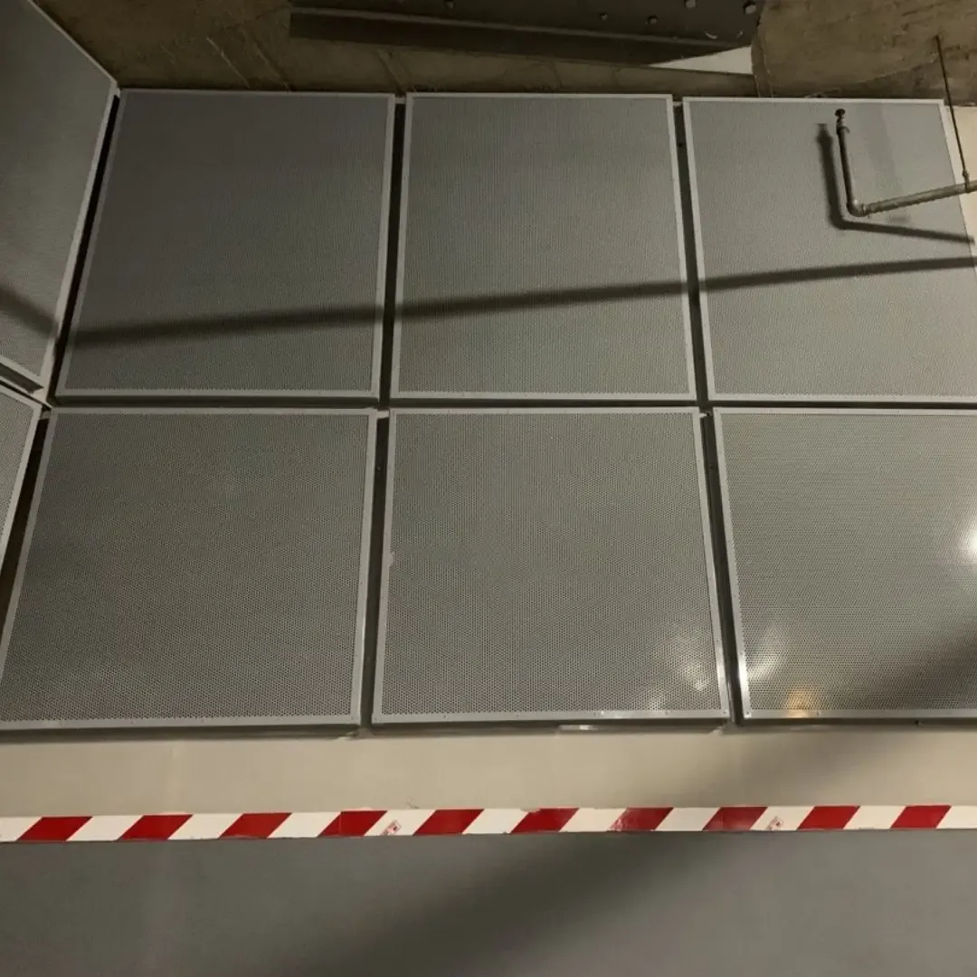 Soundproofing of chillers in San Stefano Plaza