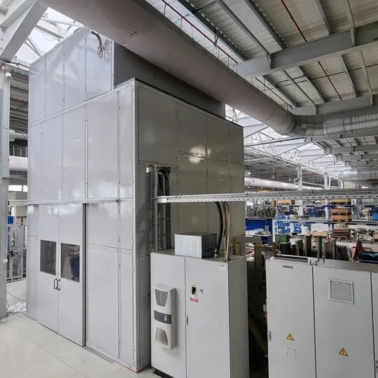 Industrial Soundproofing of a Noisy Press at Miba Steeltec