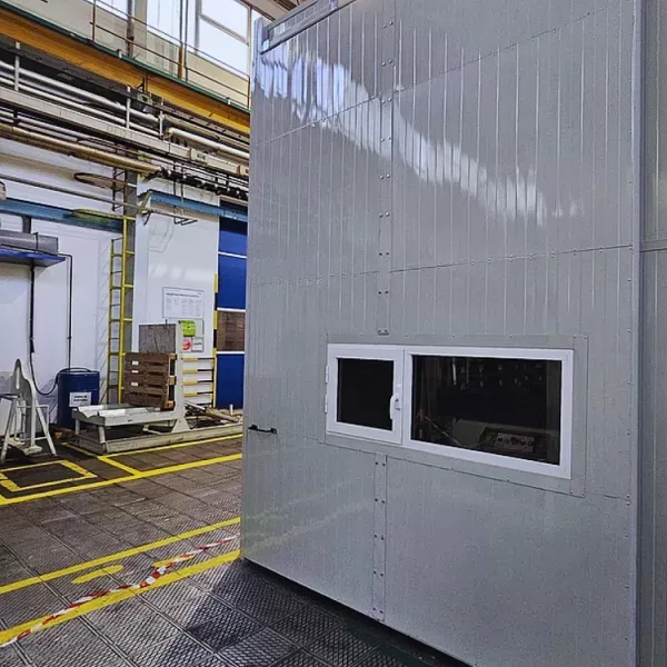 Factory Noise Reduction with a Metal Press Enclosure