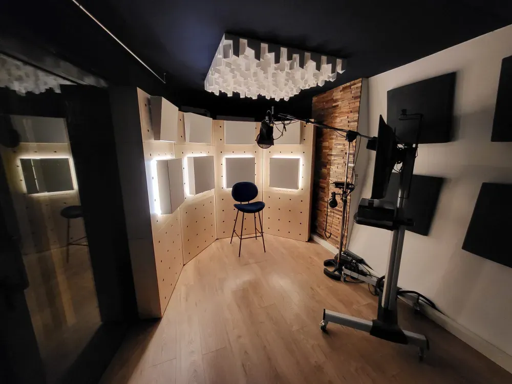 Acoustic Treatment of Recording Studio in Paris