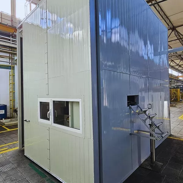 Factory Noise Reduction with a Metal Press Enclosure