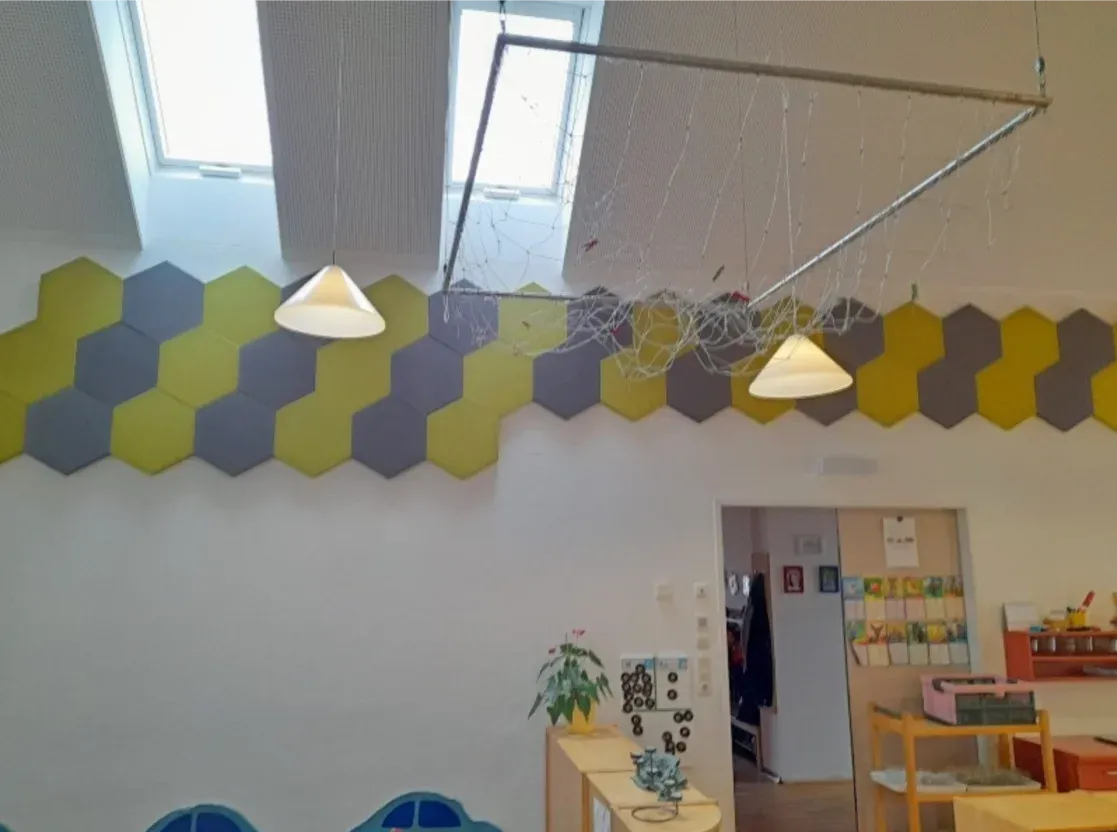 Improved acoustics at Kindergarten Auffen, Austria