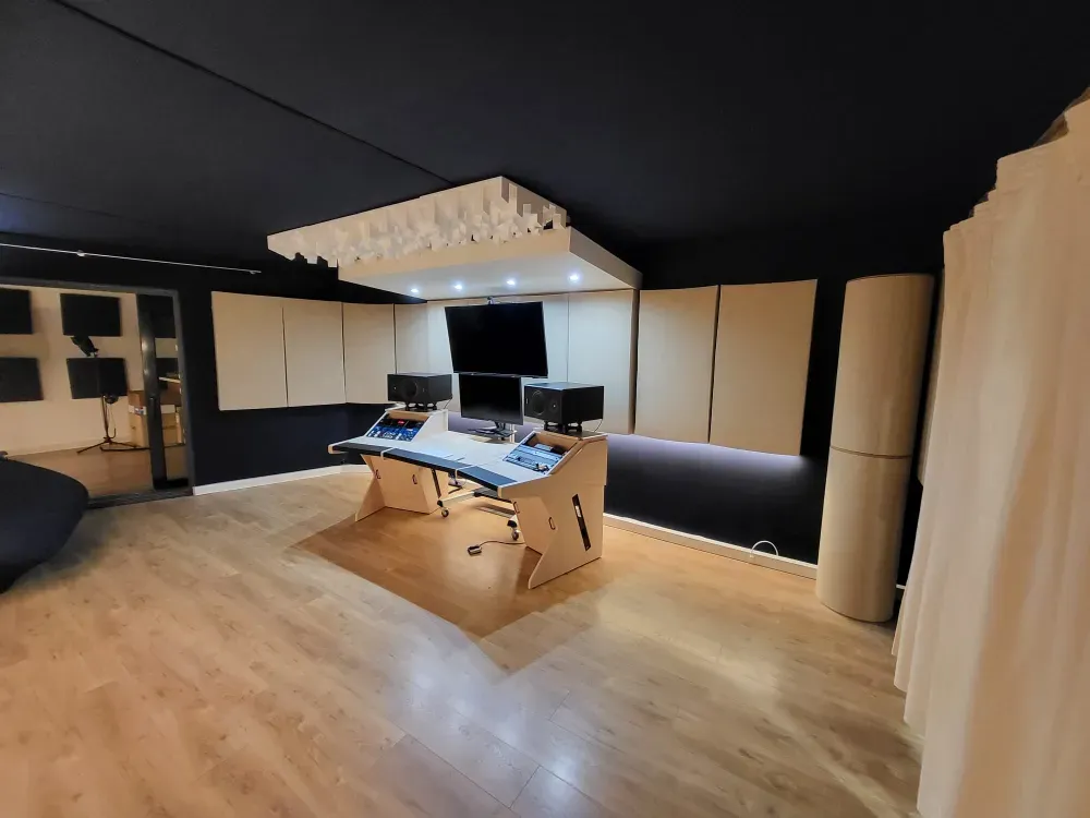 Acoustic Treatment of Recording Studio in Paris