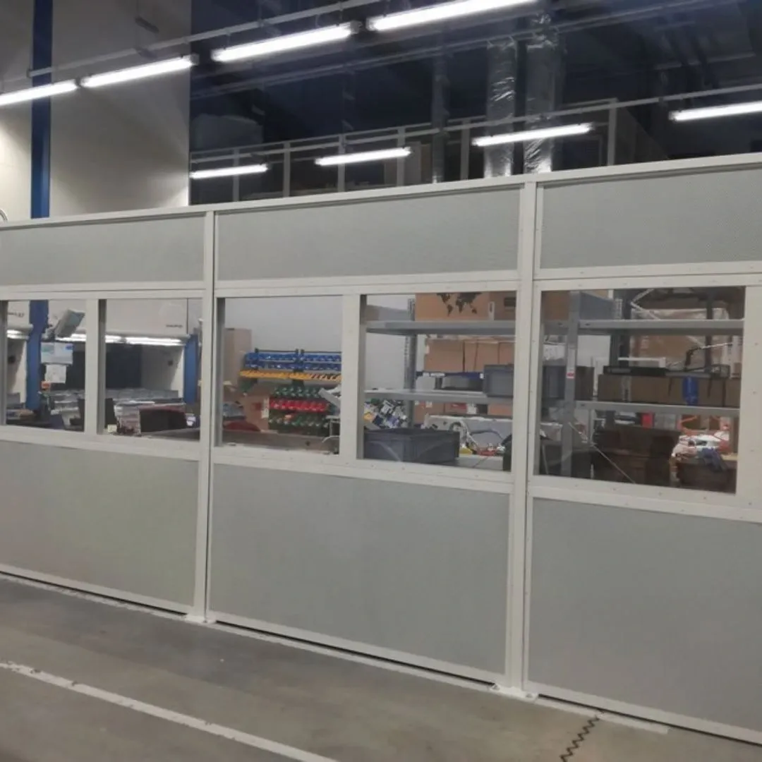 Industrial Soundproofing Barrier in a Machine Factory