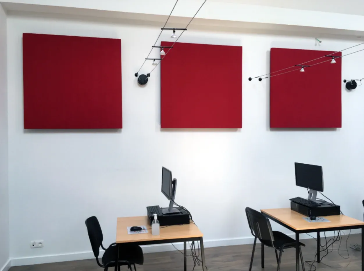 Acoustic improvement for training centre in Brussels