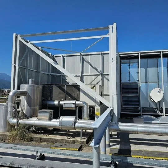 Noise Reduction for Rooftop Chillers and Generators at Rutter Facility