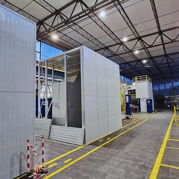 Factory Noise Reduction with a Metal Press Enclosure